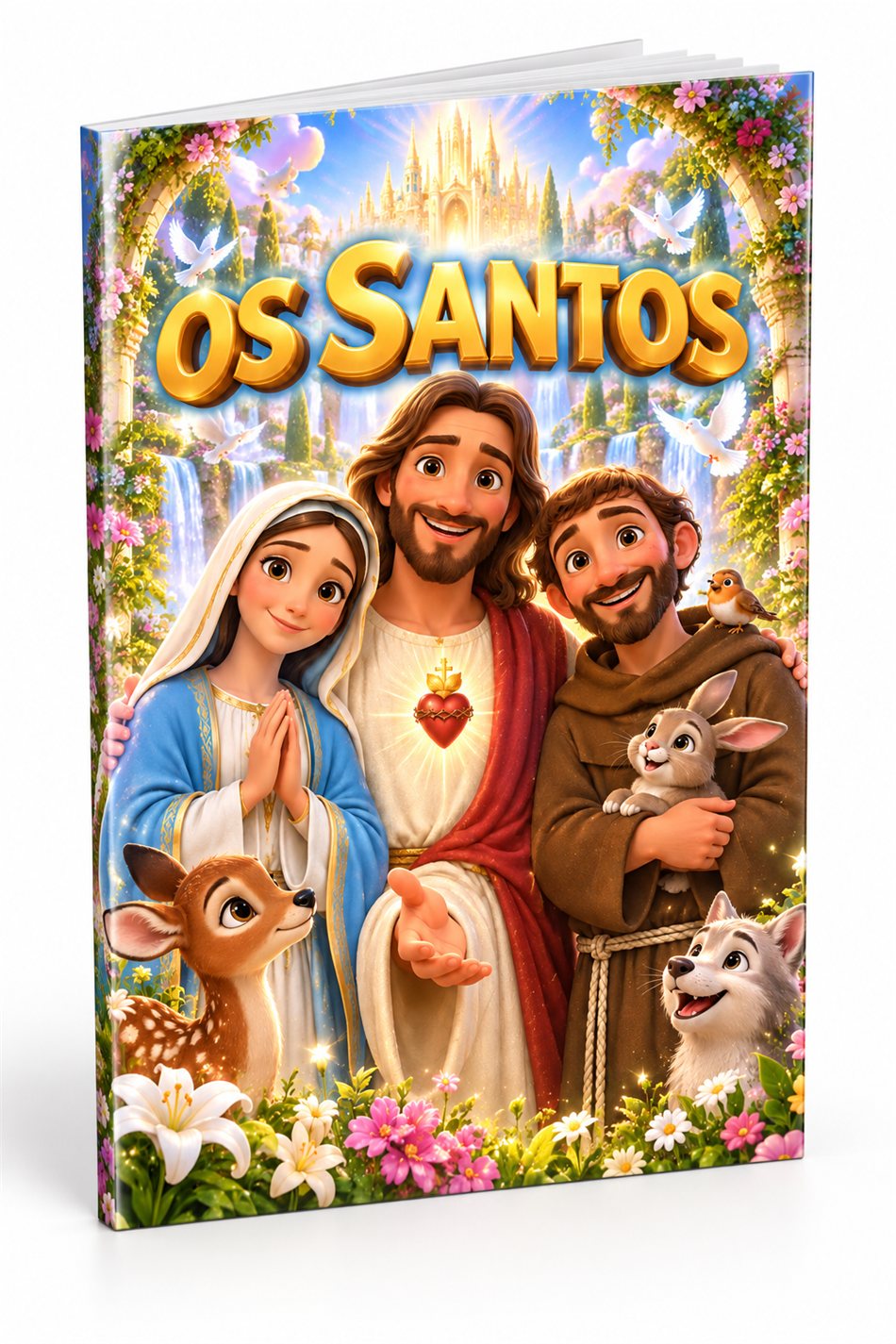 Mini Livro Conhecendo os Santos do Álbum